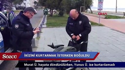 İntihara kalkışan ikizini kurtarmak isterken boğuldu
