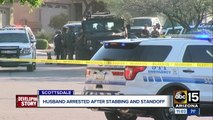 Husband arrested after stabbing wife in Scottsdale