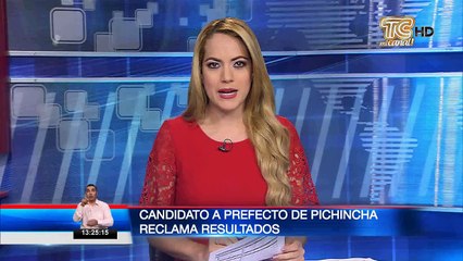 Candidato a prefecto de Pichincha reclama resultados
