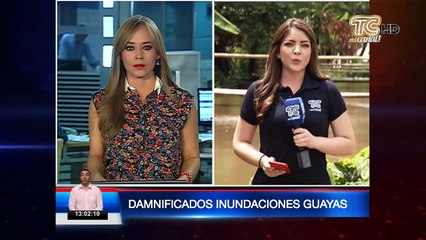 Damnificados por inundaciones en la provincia del Guayas
