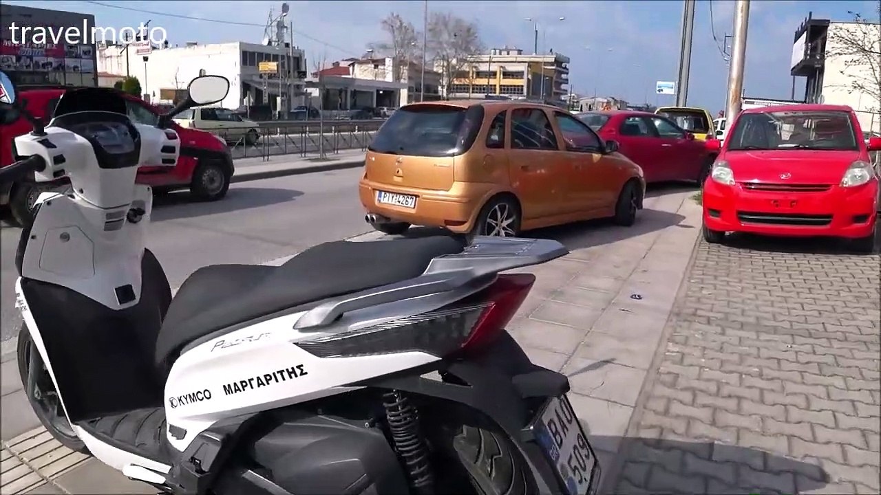 KYMCO People (tall rider test)