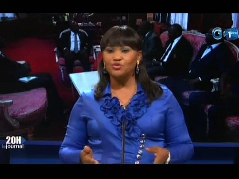 RTG - Le Président de l’assemblée nationale reçoit en audience le maire de Libreville et ses collègues