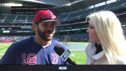 Mitch Moreland Discusses Red Sox's Opening Day
