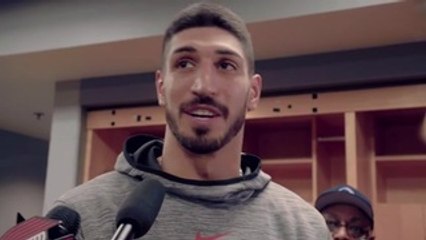 Kanter: "We Facetimed with [Nurkic] before the game and brought him into the huddle"