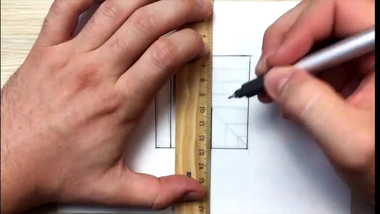 How to draw 3D heart shape