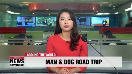 Man and his best friend on marathon motorcycle journey through South America