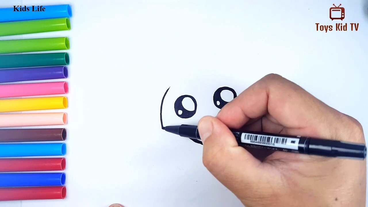 How to draw Santa Claus for kid - Kids life