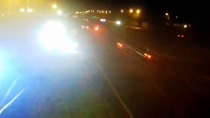 Homem morre em colisão entre carros na BR-277; câmera flagrou a batida