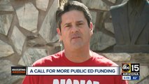 Arizona teacher's union renews demands for increased funding