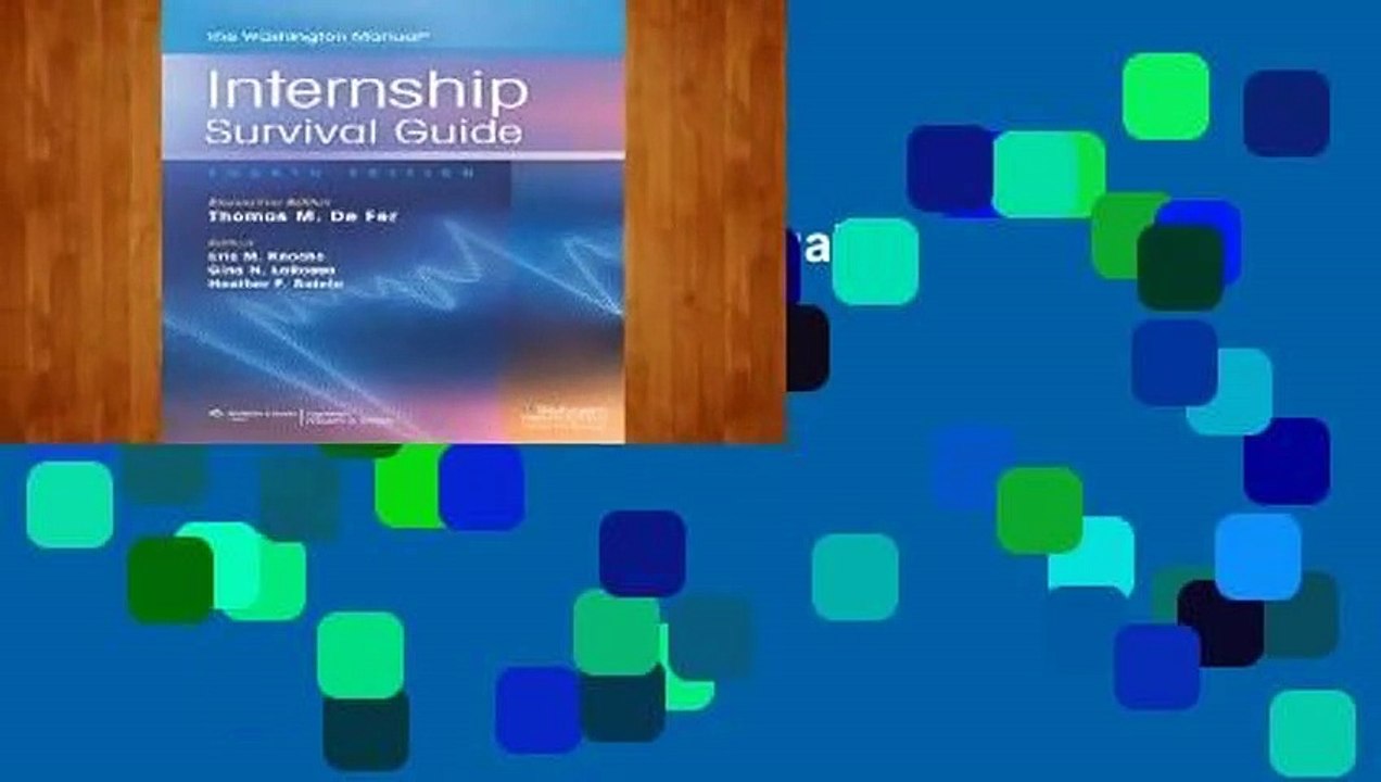 the washington manual internship survival guide pdf free download
