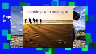 Popular Looking Out, Looking in - Ronald B. Adler