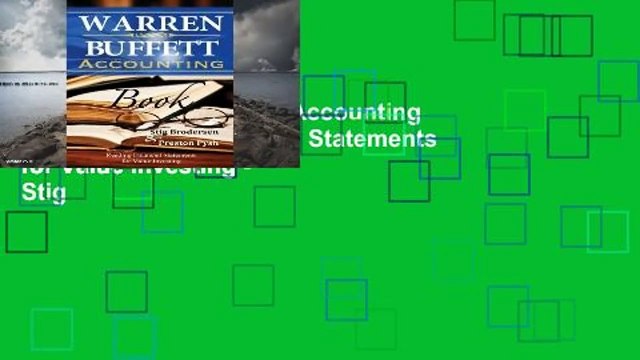 Library Warren Buffett Accounting Book: Reading Financial Statements for Value Investing - Stig