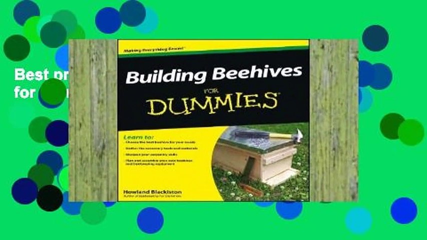 Best product  Building Beehives for Dummies - Howland Blackiston