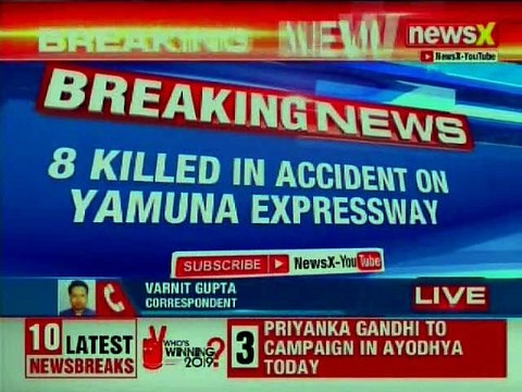 8 Dead, 30 Injured In Accident On Yamuna Expressway After Bus Ramps Into A Truck In Greater Noida