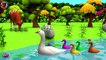 Learn animals names and sounds ll Mother Duck teach to kids ll 3D cartoon animals fun for kids