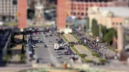 Barcelona en Tilt-Shift