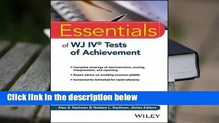Full version  Essentials of Wj IV Tests of Achievement Complete