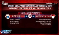 Persija Jakarta Dipastikan Tersingkir dari Piala Presiden 2019