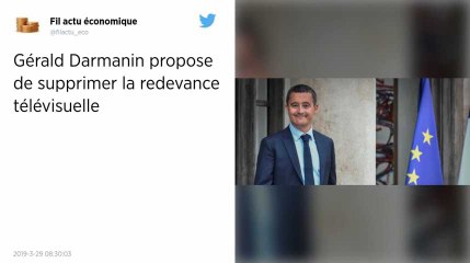 Le ministre Gérald Darmanin propose de supprimer la redevance audiovisuelle
