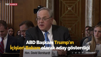 Trump'ın İçişleri Bakanı adayına çevrecilerden maskeli protesto