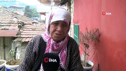 Evi yanan Havva Nine'nin gözyaşları