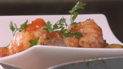 Gourmand - Tajine de lotte aux petits légumes
