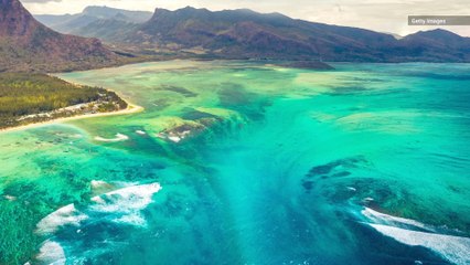 This Island’s Underwater Waterfall is the Coolest Thing You’ll See All Day