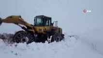 Siirt'te kar yağışı nedeniyle kapanan yollar ulaşıma açıldı