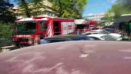 Okmeydanı Eğitim ve Araştırma Hastanesi'nde konteynır yangını - İSTANBUL