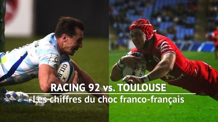 Quarts - Racing 92 vs. Toulouse, les chiffres du choc franco-français