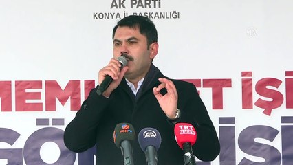 Bakan Kurum: “İnşallah bu yerel seçimde de yine yeneceğiz, daima yeneceğiz, hep yeneceğiz“ - KONYA
