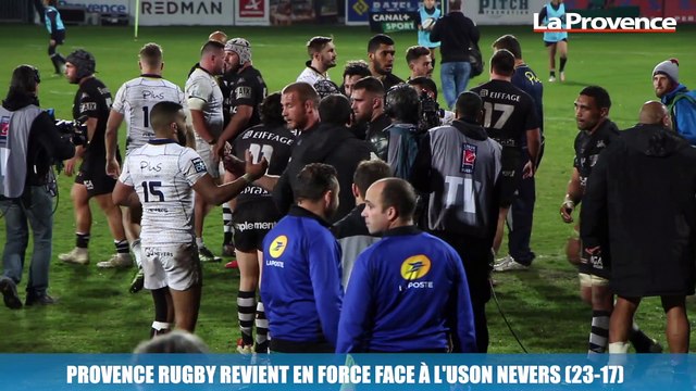 Provence Rugby revient en force face à l’Uson Nevers (23-17)