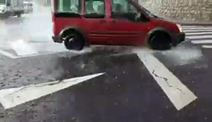 Lluvia en Somosierra, Santa Cruz de Tenerife, 29 de marzo de 2019