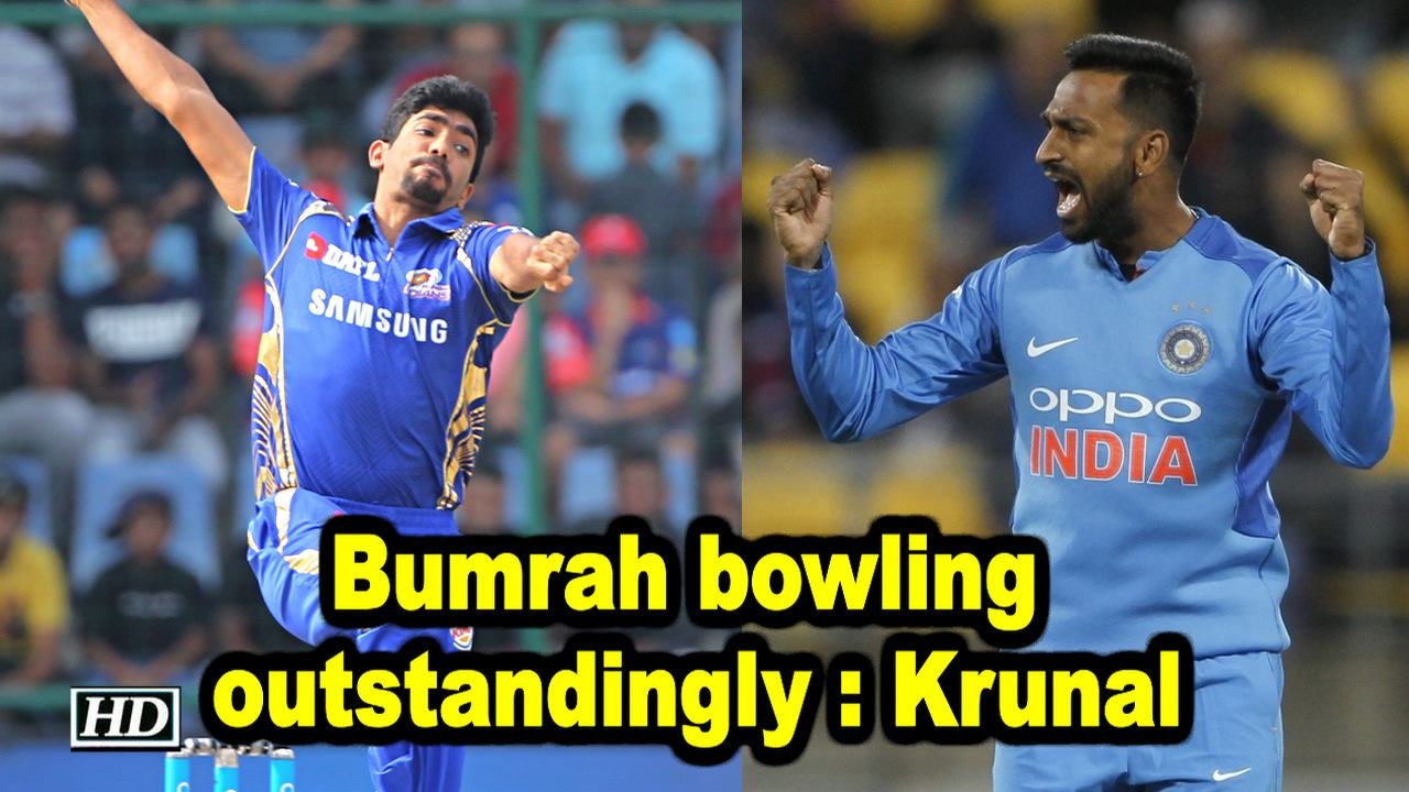 IPL 2019 | Bumrah bowling outstandingly: Krunal