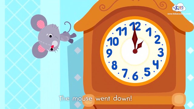 Hickory Dickory Dock - Children's Song with Lyrics - Cartoon Animation Rhymes & Songs for Children