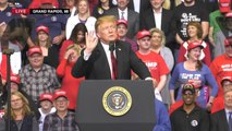 Trump Tells Rally Crowd Adam Schiff Has 'Smallest, Thinnest Neck I've Ever Seen'