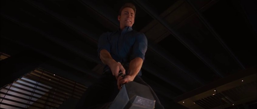 Vingadores tentam levantar o martelo do Thor DUBLADO HD Vingadores Era de Ultron 2015