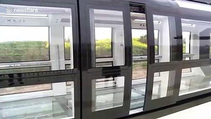 China unveils new transparent design for driver-less suspended ‘sky train’