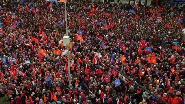 Ulaştırma ve Altyapı Bakanı Mehmet Cahit Turhan - Sultanbeyli Mitingi - İSTANBUL