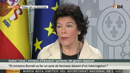 Celáa defensa l'actuació de Josep Borrell