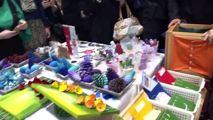 Emine Erdoğan,  TOGEM-DER'in Cemre Çarşısı'nda düzenlediği etkinliğe katıldı - İSTANBUL