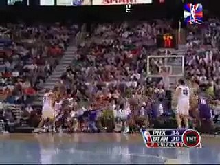 C.J. Miles Dunk in the face of Amare Stoudemire