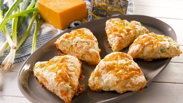 Extra Cheesy Scallion Scones Are Even Better Than A Dozen Bagels
