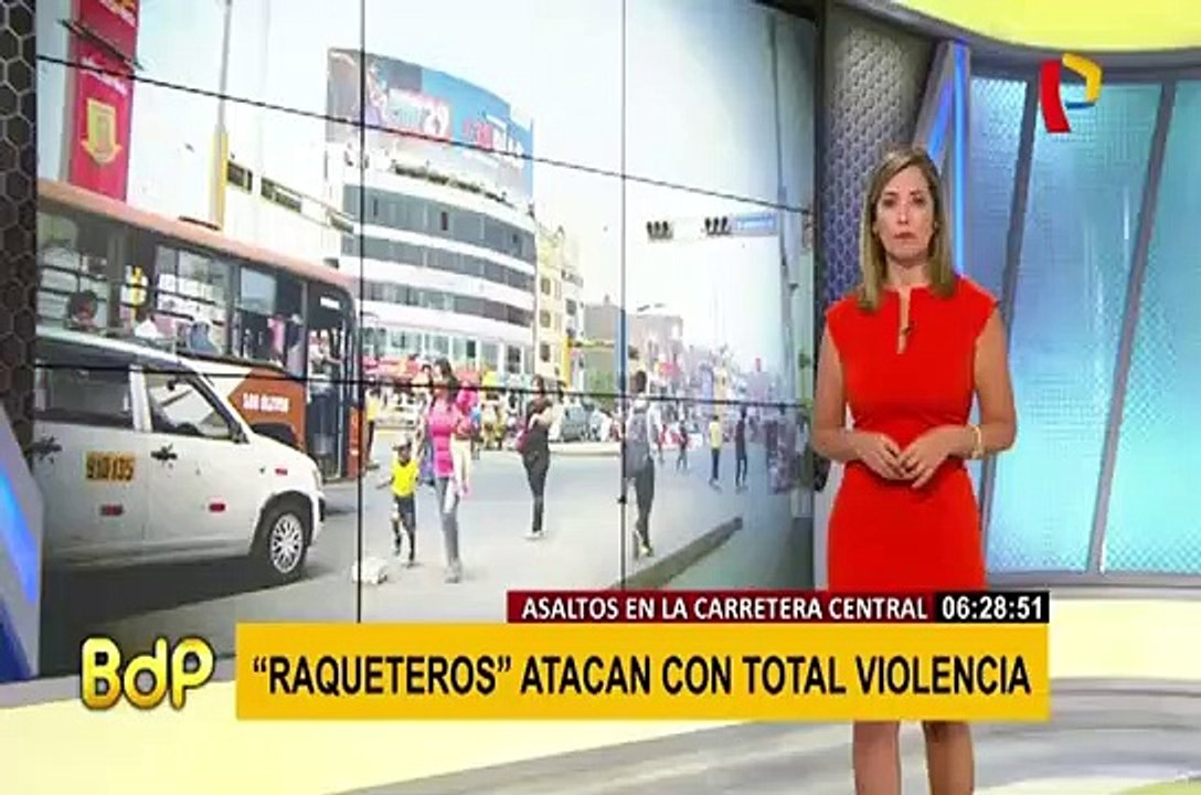 Asaltos en la Carretera Central: “Raqueteros” atacan con total violencia