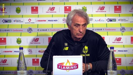 Vahid Halilhodzic avant FCN-LOSC