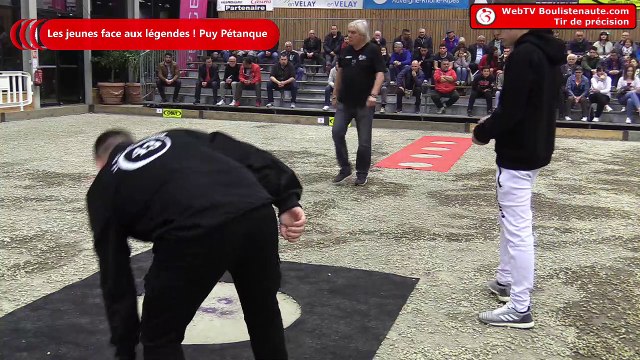 Exhibition de tir de précision au Puy Pétanque 2019 : Le premier quart de finale