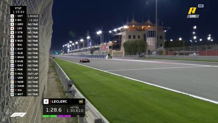 لوكلير يتفوق من جديد ويقفز للمركز الأول في التجارب الحرة الثانية لجائزة البحرين الكبرى