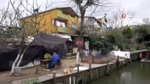 Beykoz Adayı Murat Aydın, Göksu’da tekneye binip derede canlı yayın yaptı