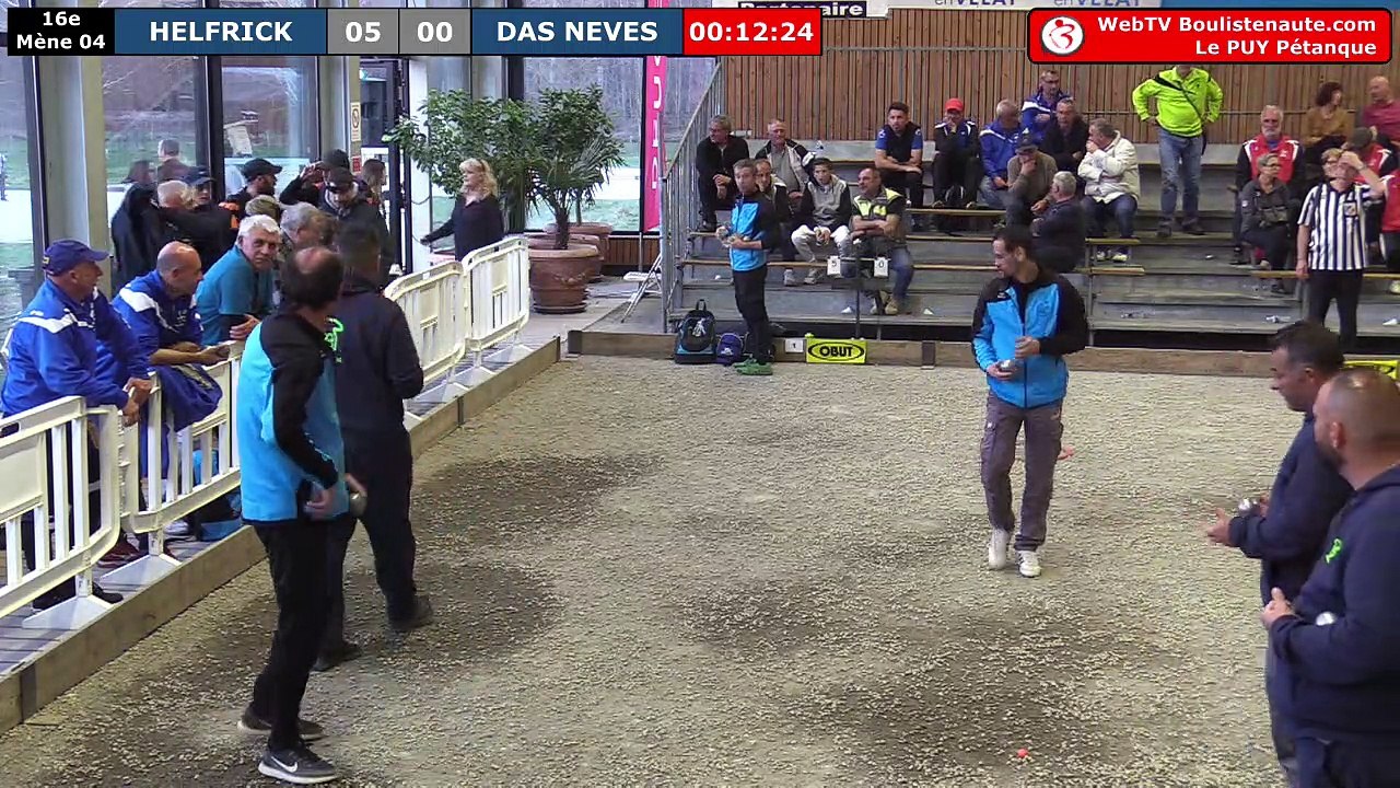 National du Puy Pétanque 2019 : 16e HELFRICK vs DAS NEVES (Début)