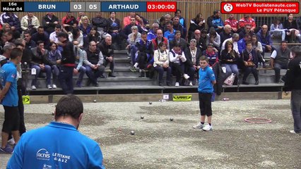 National du Puy Pétanque 2019 : 16e ARTHAUD vs BRUN